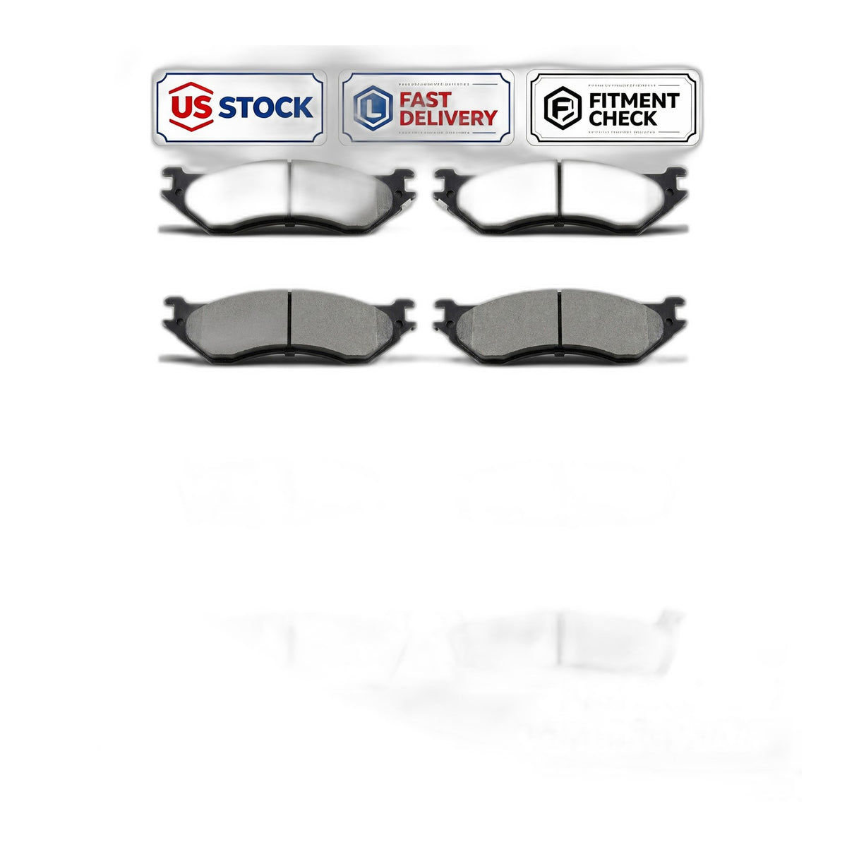 Front Rear Ceramic Brake Pads Set For Ford Expedition Ford F-150 F-250 Navigator