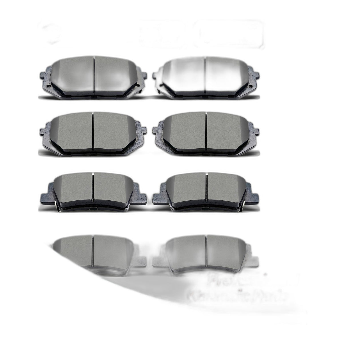Front and rear Ceramic Brake Pad Set for 2022-2024 Hyundai Tucson Kia Sportage