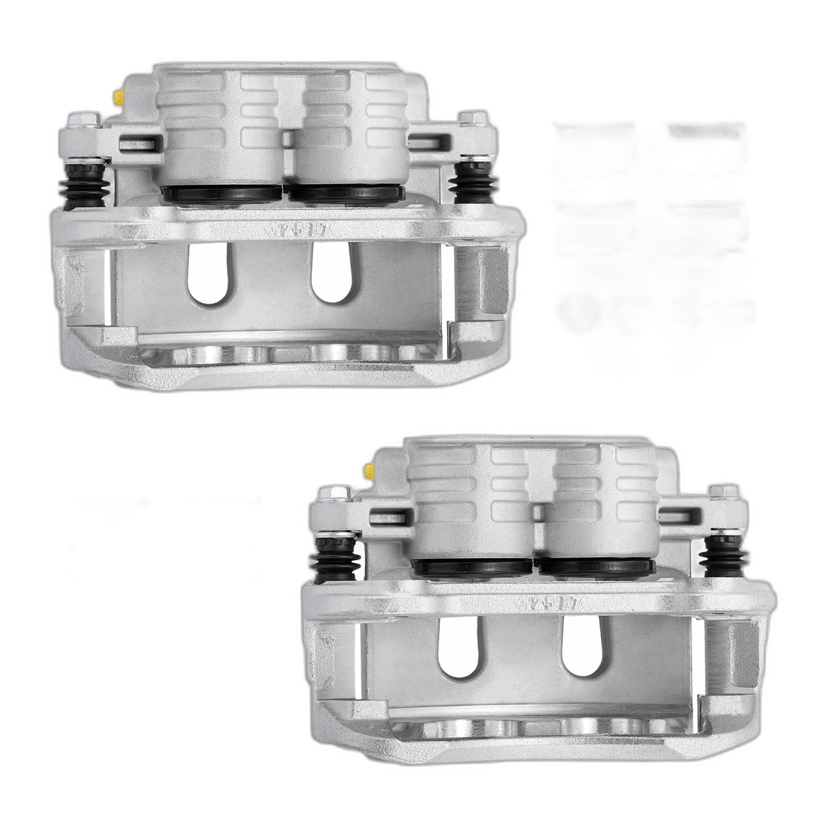 Pair Front Brake Caliper with Bracket LH RH For 2012-2014 Ford Mustang 3.7L