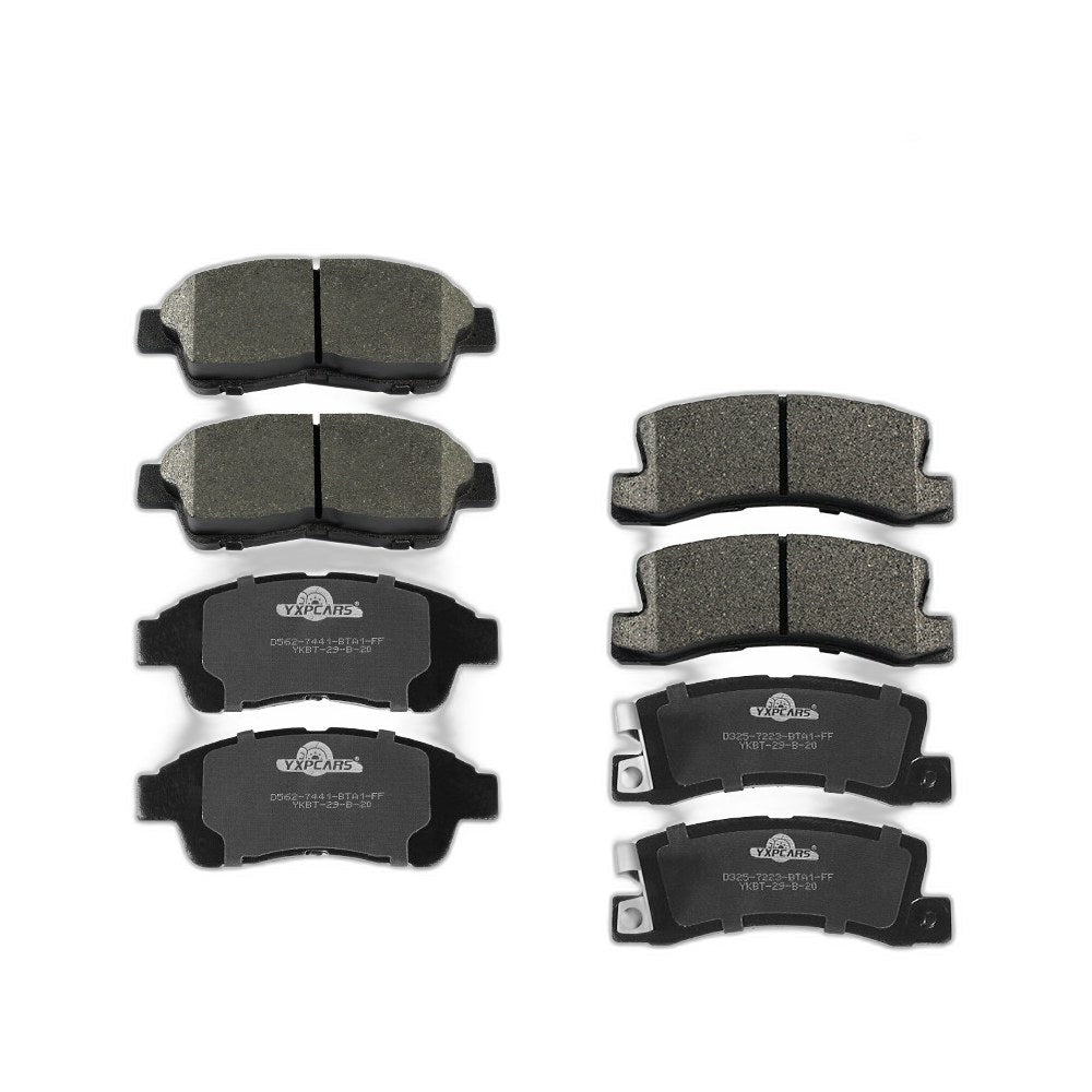 Front & Rear Disc Ceramic Brake Pads for 1992 - 1999 Toyota Camry