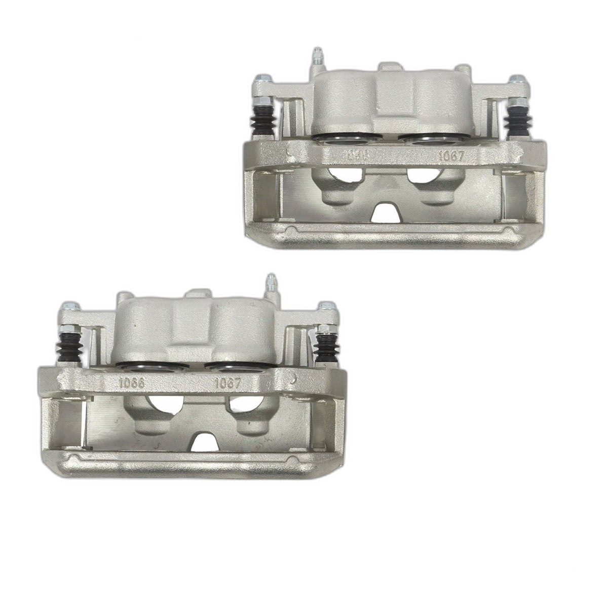 Pair Front Brake Calipers w/Bracket For Ford F-150 2010 2011 Expendition Lincoln