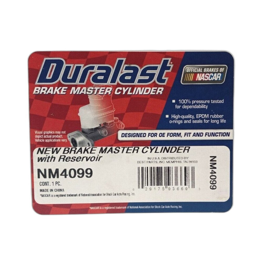Duralast Brake Master Cylinder with Reservoir Quality-Built NM4099
