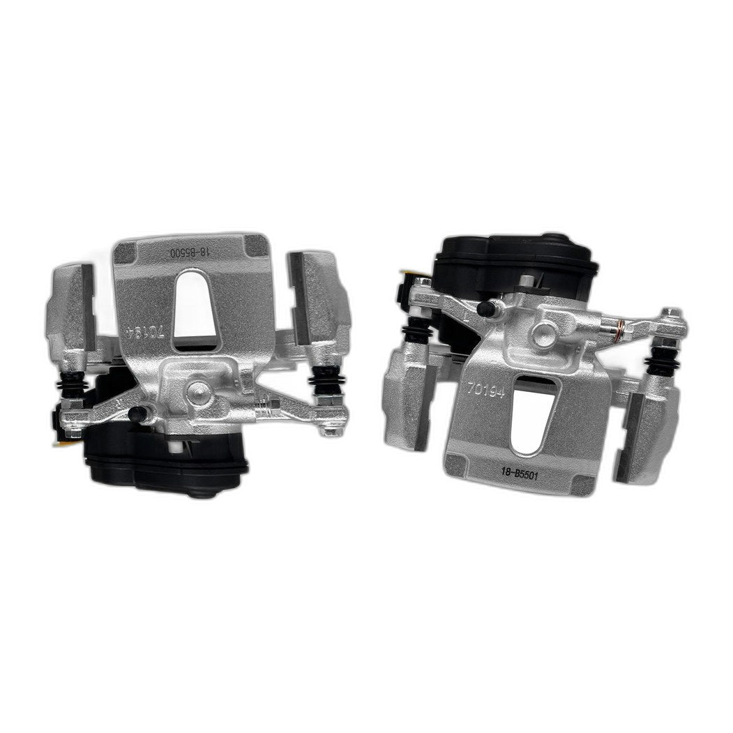 Pair Rear Side Brake Calipers with Bracket for Ford F-150 2015 2016 2017 2018