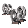 8pc Front Rear Brake Rotors Ceramic Brake Pads Kit for Ford Fusion Lincoln MKZ