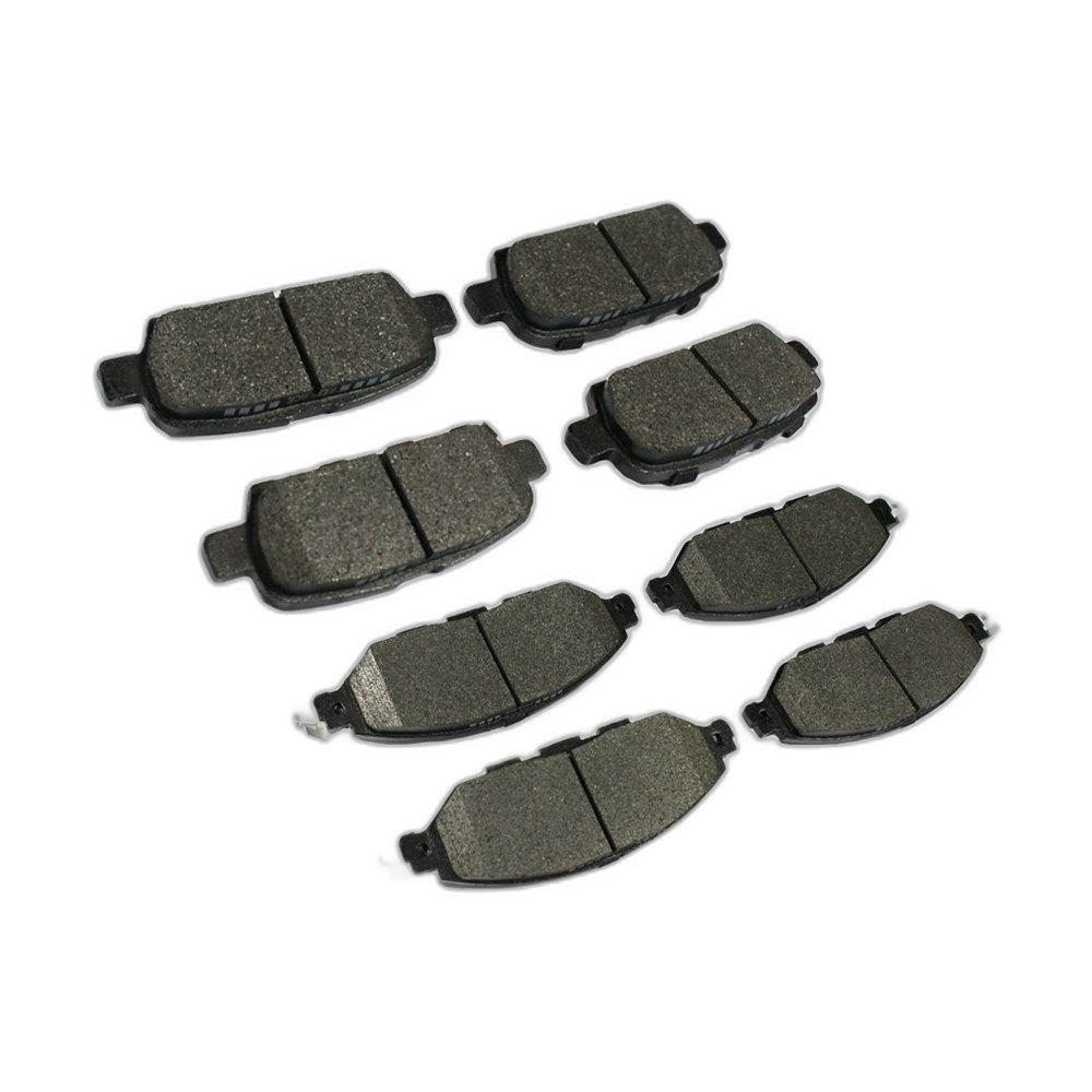 Front and Rear Ceramic Brake Pads Set For Infiniti JX35 QX60, Nissan Pathfinder