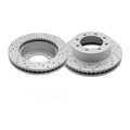 Front Brake Disc Rotors & Ceramic Pads for Ford F-250 F-350 F-450 Super Duty 4WD