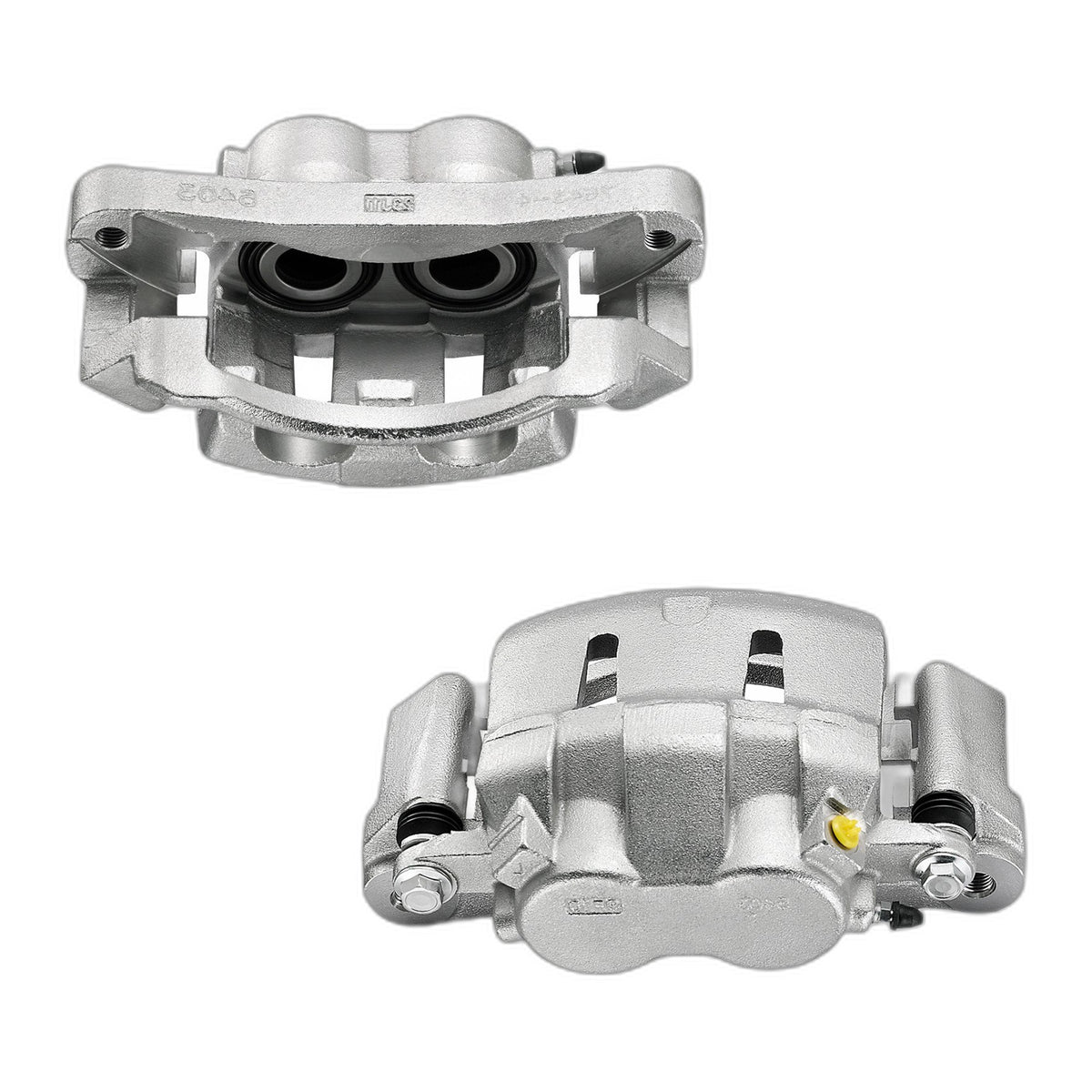 Pair Front Brake Caliper Set w/ Bracket For 2003-2004 Ford F-250 Super Duty 6.0L