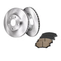 Front Brake Rotors Ceramic Brake Pads Kit for Honda CR-V LX 2.4L L4 2005-2006