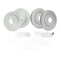 12x Front & Rear Drilled Rotors & Brake Pads for Ford F-150 2021-2022 Expedition