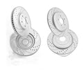 Front Rear Brake Rotors and Pads Kits for Ford Explorer Lincoln MKS MKT Brakes