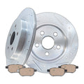 Rear Rotors Brake Pads Kit for 2010-2022 Toyota Prius Base Hatchback 4-Door