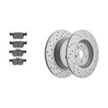 Front And Rear Disc Rotors Ceramic Brake Pads Kit For Ford Escape Lincoln Mkc