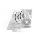 Front Rear Drilled Brake Rotors + Pads Kit for 2020 2021 2022-2025 Ford Explorer