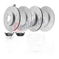 Front Rear Brake Rotors Brake Pads Kit for Ford Escape Tribute MARINER 2005-2007