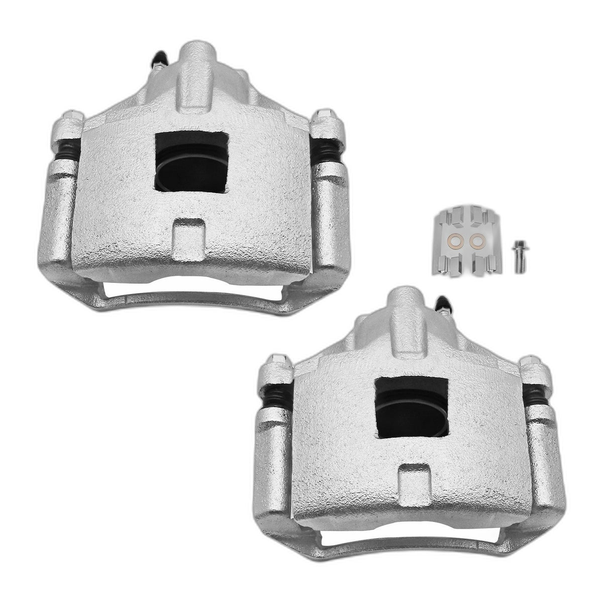 Pair Front Brake Calipers w/Bracket for Century LeSabre Venture Intrigue Montana