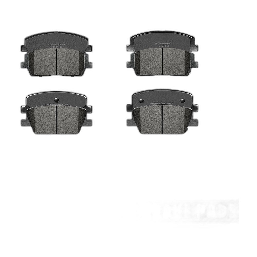 Front Rear Ceramic Brake Pads Set For 20-24 Hyundai Palisade 20-22 Kia Telluride