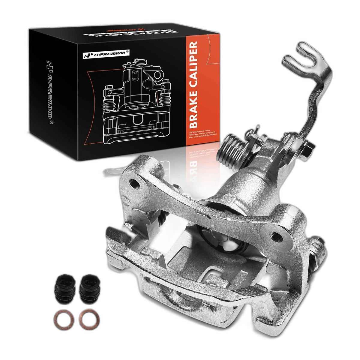 Rear Right Passenger Disc Brake Caliper with Bracket
