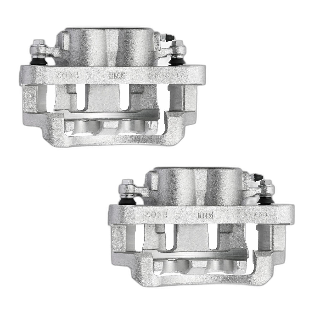 Front Brake Calipers w/ Bracket For 1999-2004 Ford F-250 F-350 Super Duty Pair