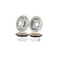 Rear Brake Kit Rotors and Ceramic Pads Replacement for Rogue 2008 DBK288