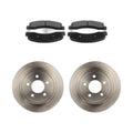 Front Brake Rotors + Brake Pads Set Kit for 2000 Ford F-250
