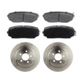 Front Brake Rotors + Brake Pads Set Kit for 2007 08 Ford Edge 07-08 Lincoln MKX