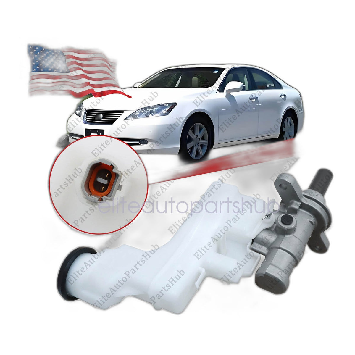 FOR 2007-12 Lexus ES350 2007-2010 Toyota Camry Japan Built Brake Master Cylinder