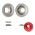Front Brake Rotors & Front Brake Pads for 2005-2010 Ford F-250 Super Duty