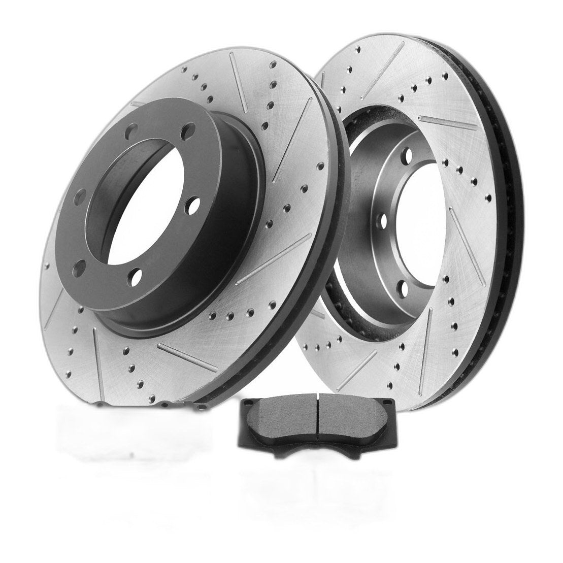 For 2004-2008 Ford F-150 2006-2008 Mark LT Front Brake Rotors Pads 4WD 4x4