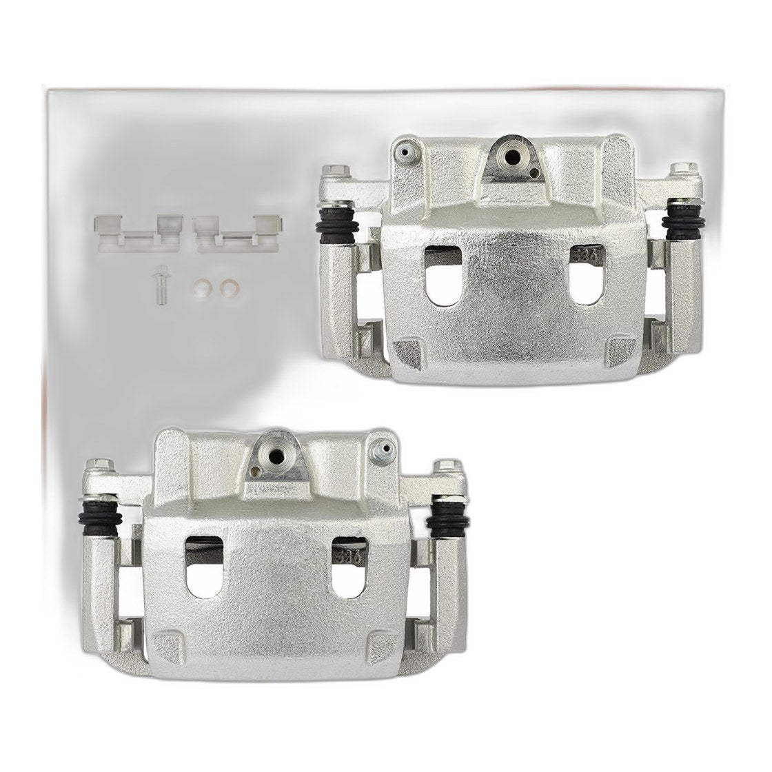 Pair Front Disc Brake Calipers w/ Bracket For 2004-2007 Nissan Titan Pickup