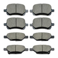 D1033 D1160 Front Rear Ceramic Brake Pads Set for 2004-2012 Chevy Malibu,...