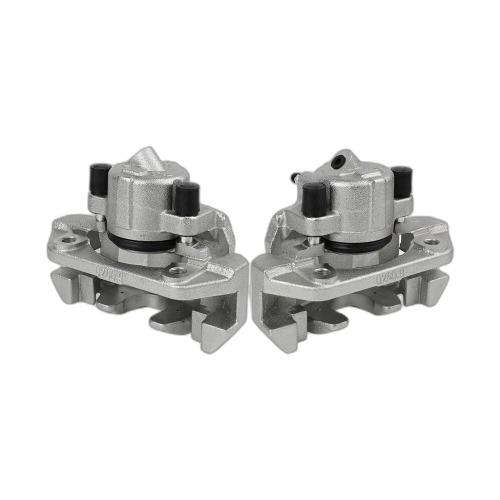 Pair For Mazda Tribute Mercury Mariner Ford Escape Front Brake Caliper w/Bracket