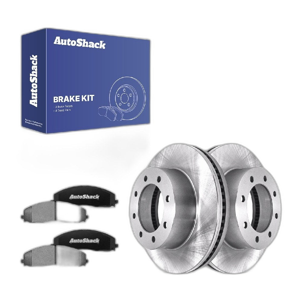 Front Brake Rotors Ceramic Pads for Ford F-250 Super Duty 2022