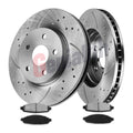 For Mercury Grand Marquis 2003 - 2011 Front Disc Brake Rotors Ceramic Pads Kit