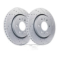 Front Drilled Rotors Brakes Pads for 2010 - 2020 Ford F-150 Lincoln Navigator