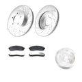Front Brake Rotors Pads Kit Ceramic Drilled Slotted for Ford Explorer 2002-2005