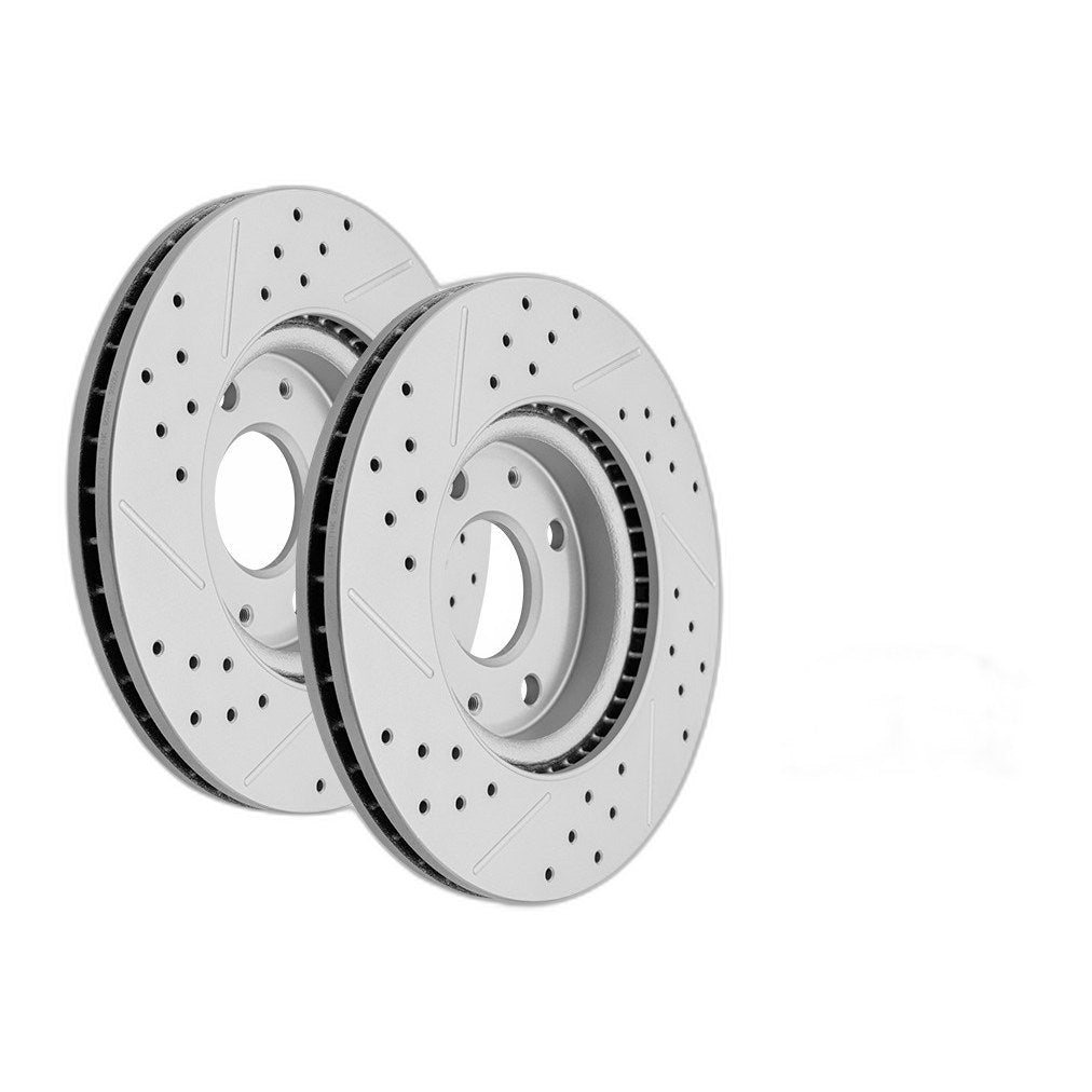 Front Brake Rotors & Ceramic Pads Kit for Ford Focus 2008 2009 2010 2011 4 Lug
