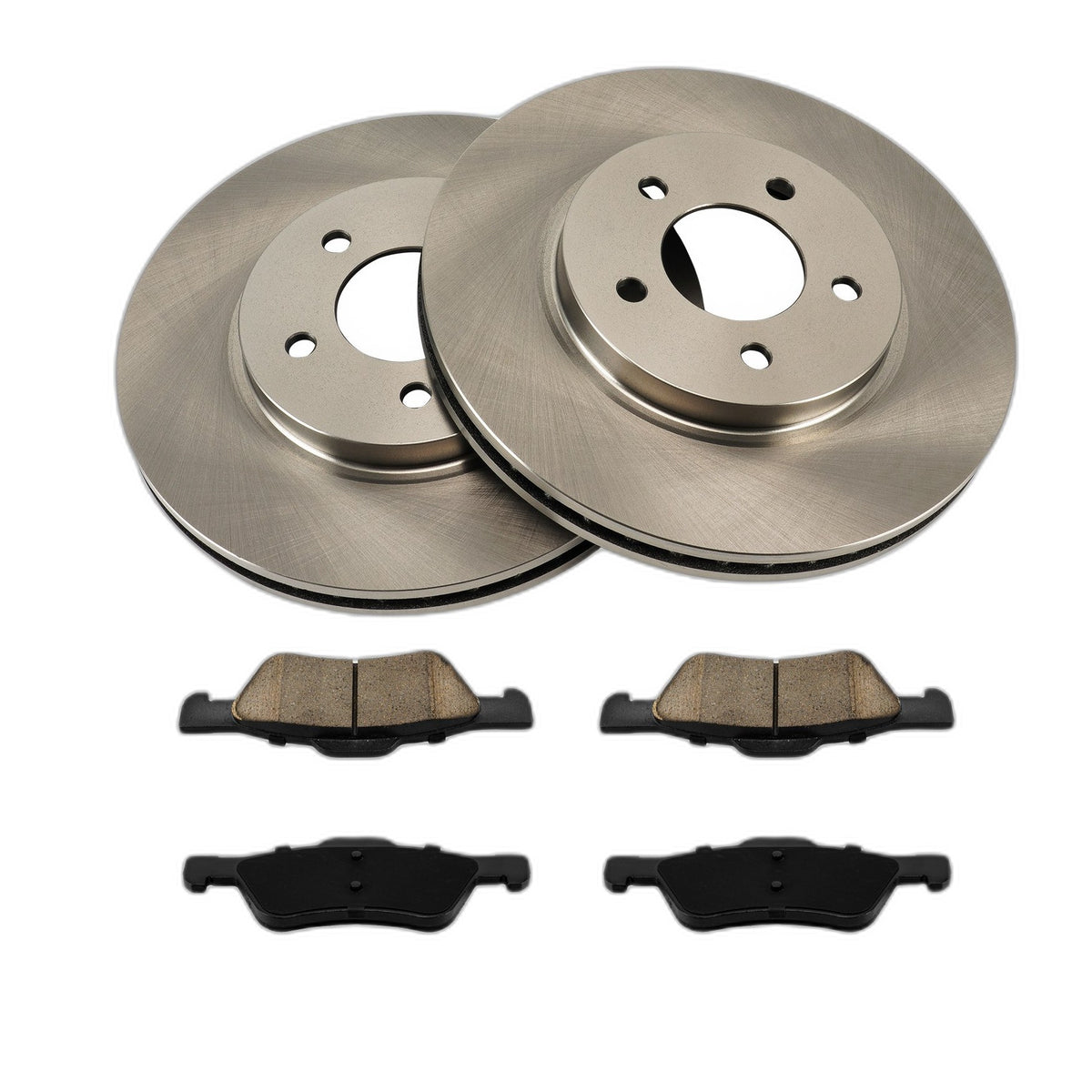 Front Disc Brake Rotors & Pads Kit For Ford Escape Mazda Tribute 2005-2012