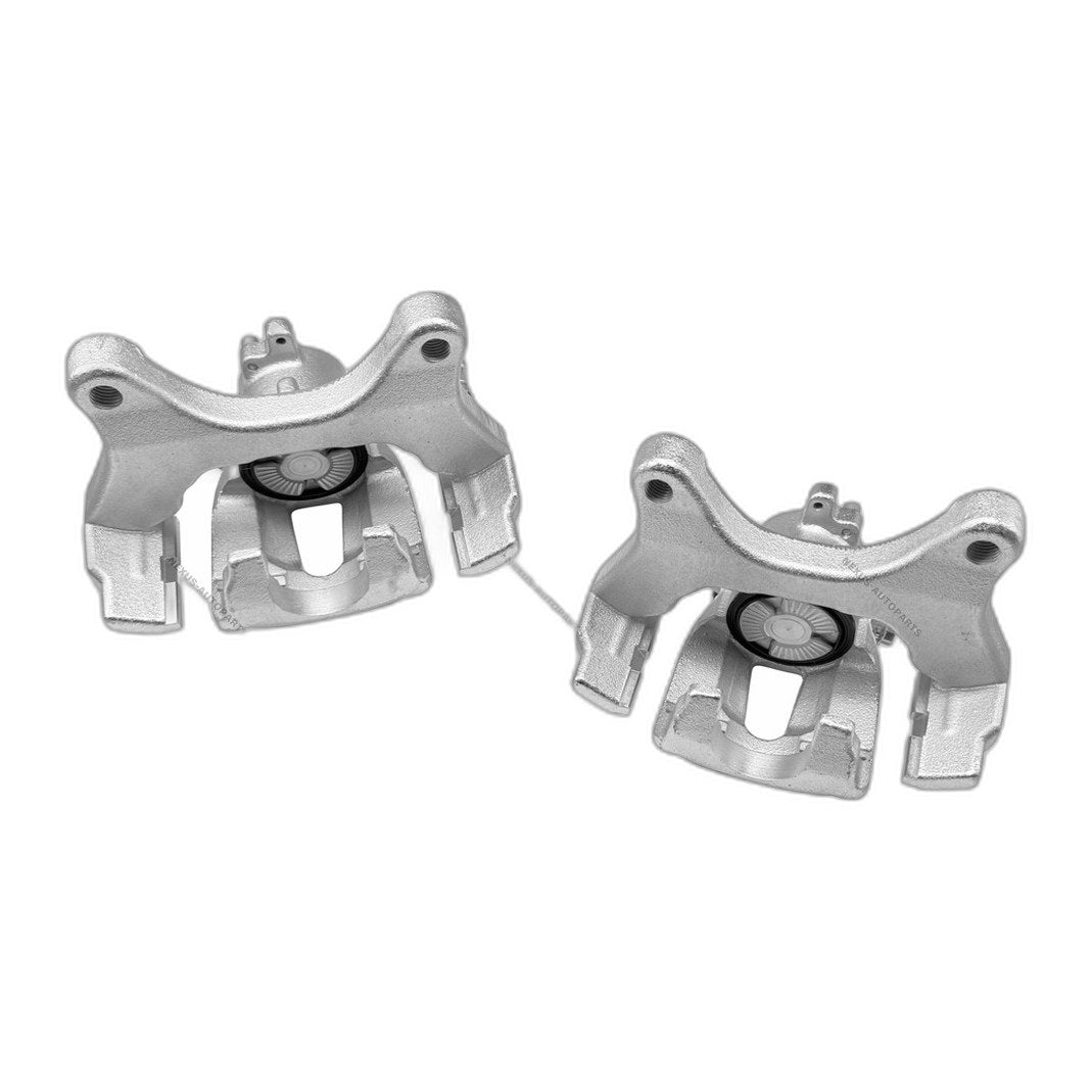 Pair 2 Rear Brake Calipers w/ Bracket for 2015-2017 Ford F-150 2.7L 3.5L 5.0L V6