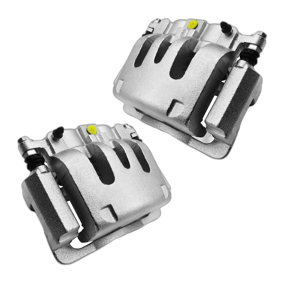 Pair Rear Left Right Brake Calipers w/ Brackets for Ford F-250 F-350 Super Duty