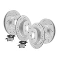 For 2013 - 2016 Ford Fusion Energi 316mm Front Rear Rotors Brake Pads Brakes Kit