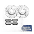 Front Brake Rotors Pads kit for Ford Edge 2007-2009 2010-2014 Slotted Brakes