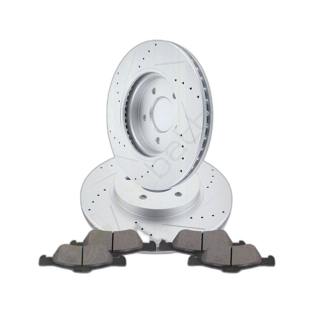 Front Brake Rotors And Ceramic Pads For Ford Escape Limited Mercury Mariner