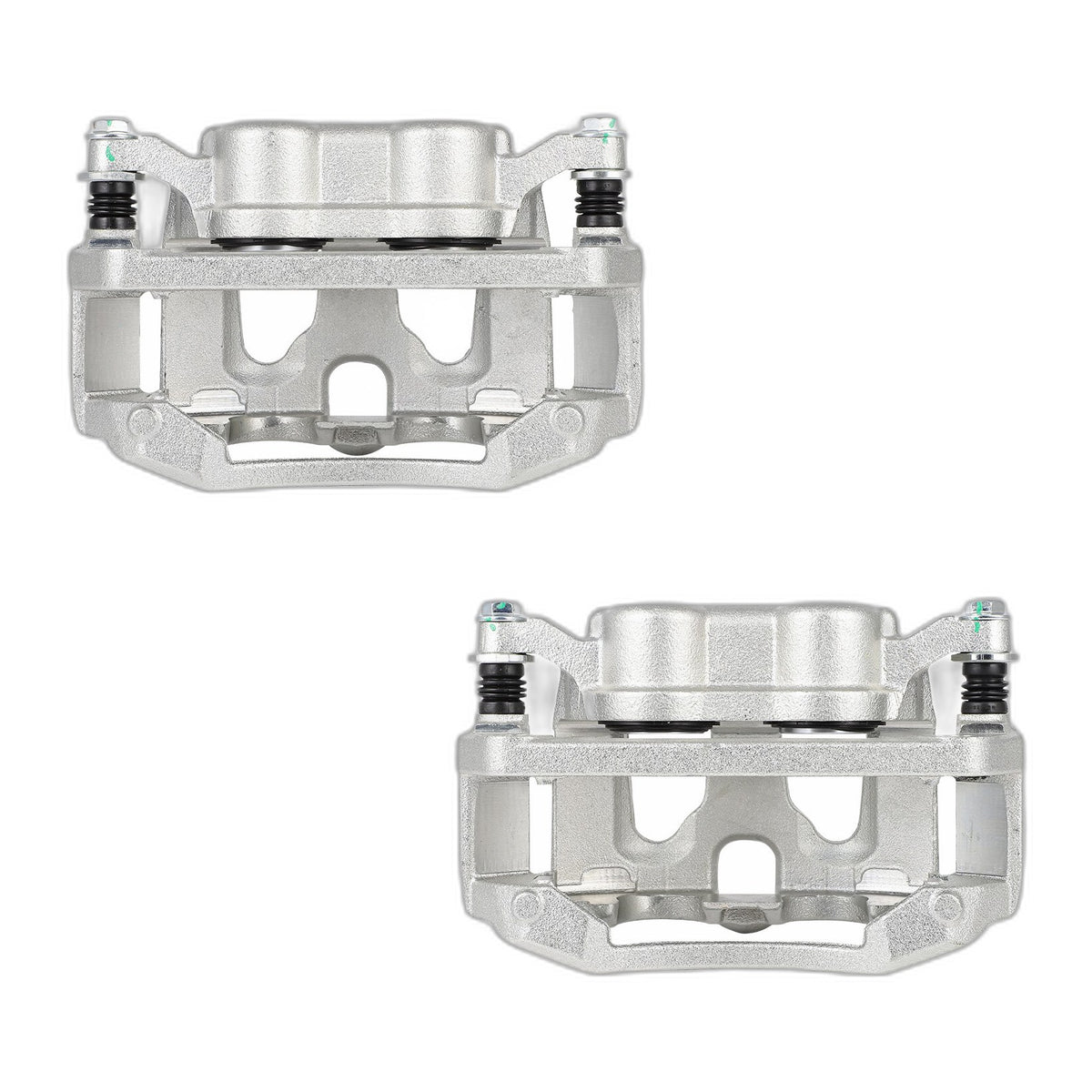 FINDAUTO Rear L&R Brake Calipers w/ Bracket Pair For 13-19 Ford F-250 Super Duty