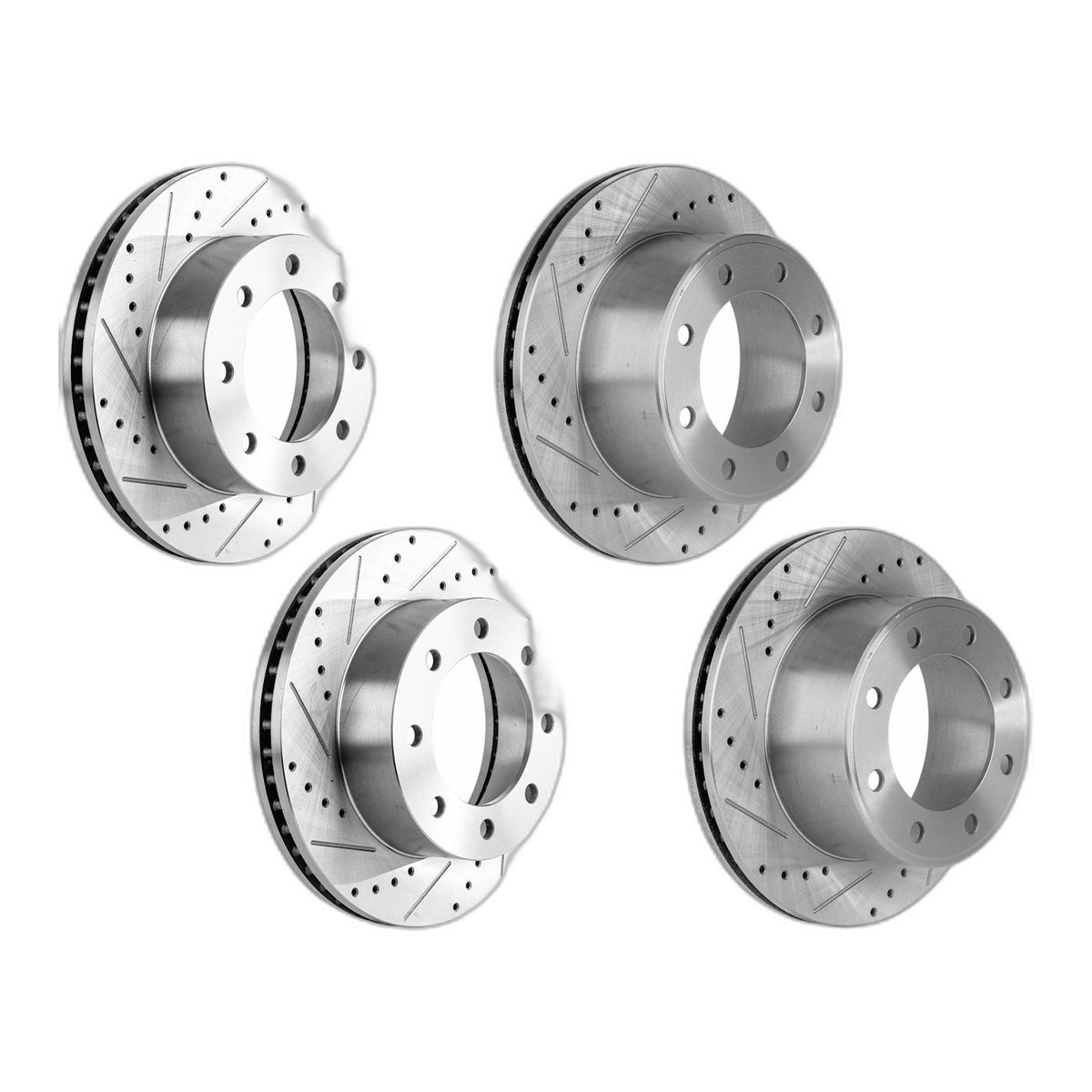 Front & Rear Brake Disc Rotors for F250 Truck F350 Ford F-250 Super Duty F-350
