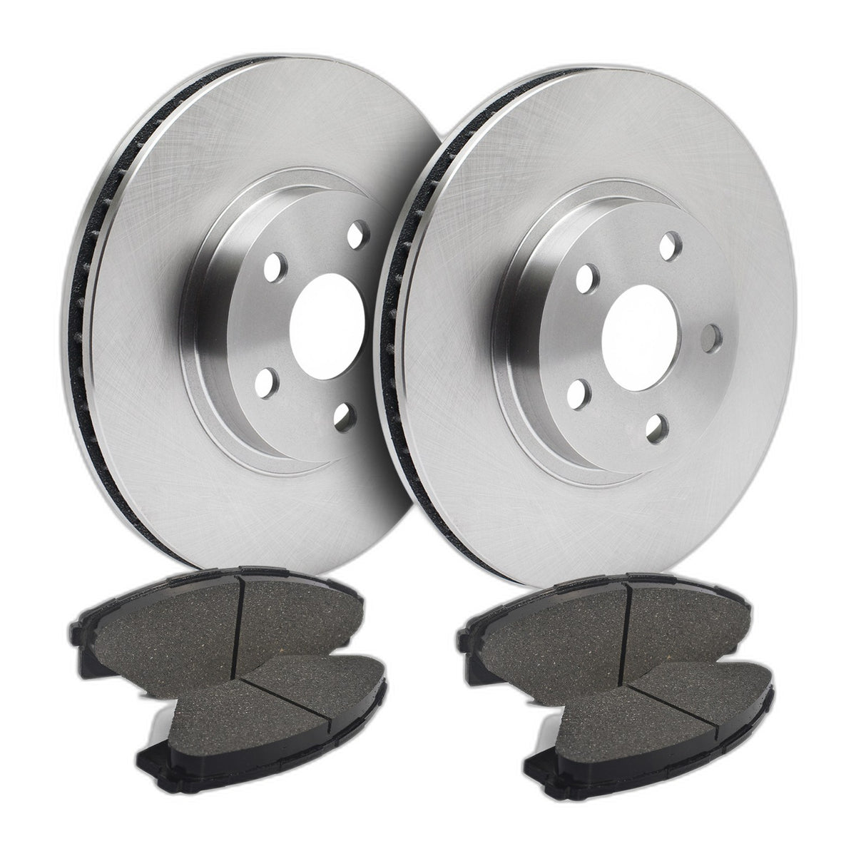 Front Brake Rotors + Ceramic Pads for Hyundai Santa Fe Sport Kia Sorento