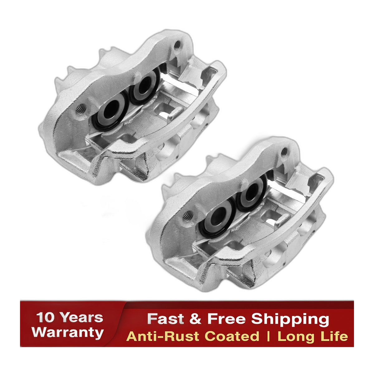 Pair Rear Brake Calipers for Ford F-250 F-350 Super Duty 2000-2004 Excursion