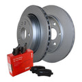 Rear Brake Kit 330mm Disc Rotors TRW Ceramic Pad Set For Durango Grand Cherokee
