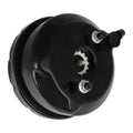 7" Single Diaphragm Black Power Brake Booster Universal For Street Rod Chevy GMC