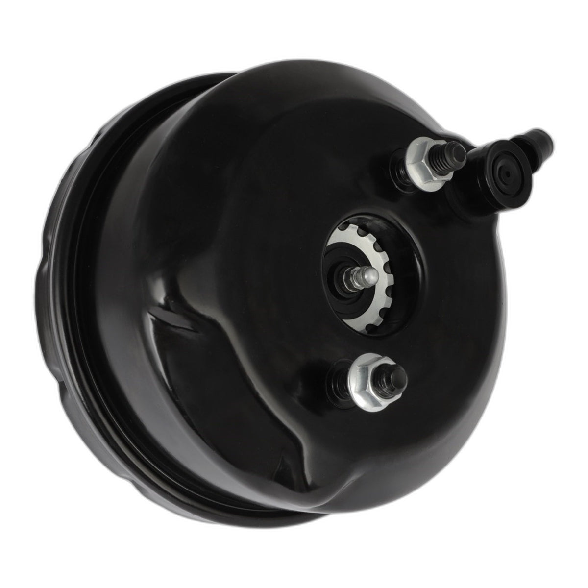 7" Single Diaphragm Black Power Brake Booster Universal For Street Rod Chevy GMC