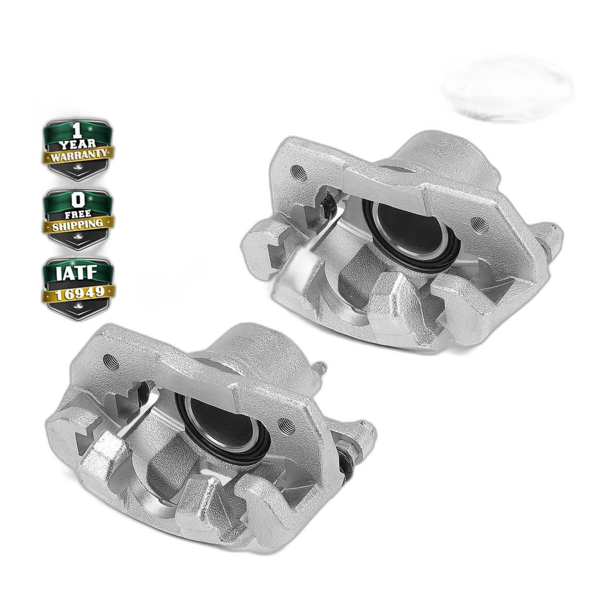 Pair Front Side Brake Calipers with Bracket for Toyota Echo 2000 1.5L 4773052010
